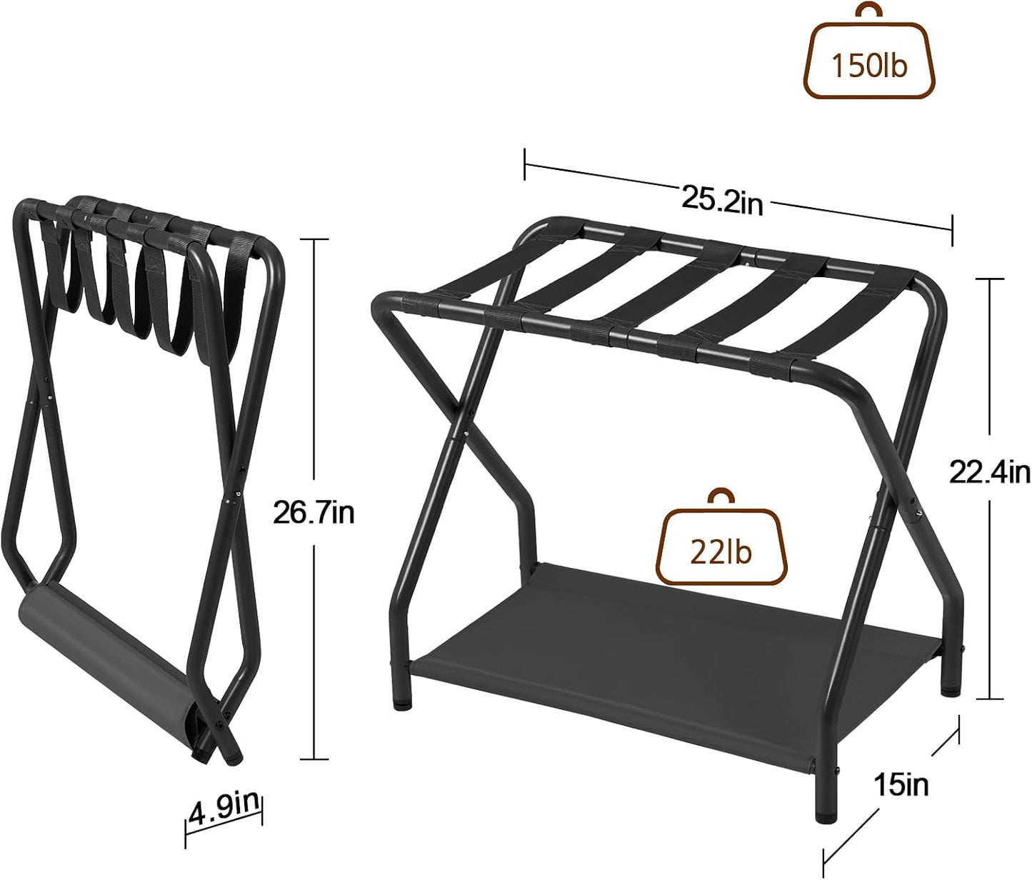 Foldable Travel Suitcase – Compact and Space-Saving Carry-On Luggage