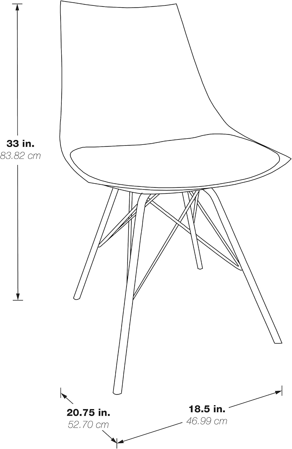 Scandinavian-Inspired Modern Accent Chair