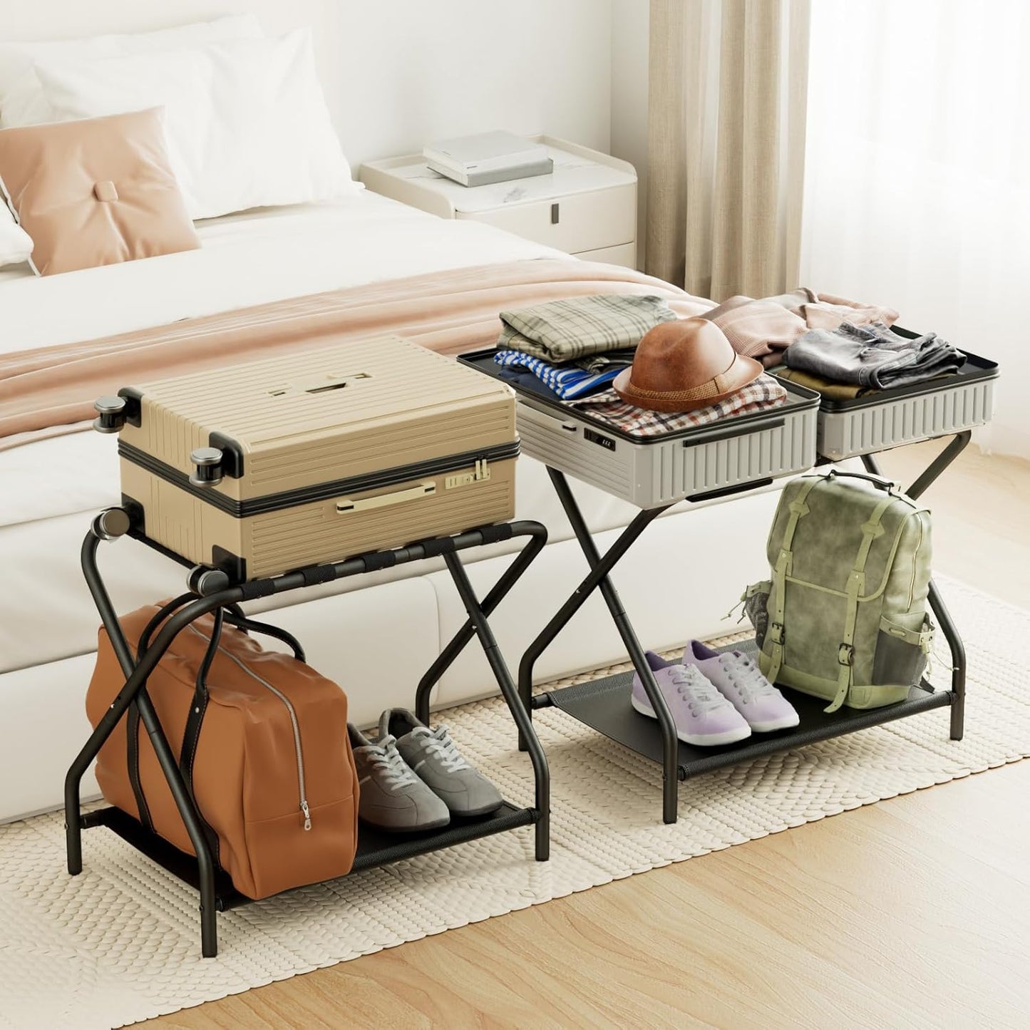Foldable Travel Suitcase – Compact and Space-Saving Carry-On Luggage