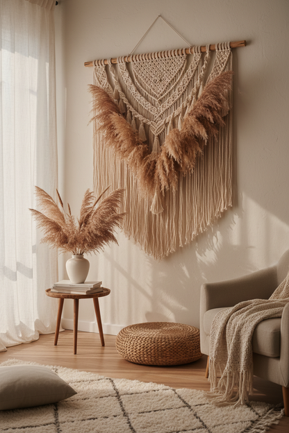 Boho Macramé Wall Hanging