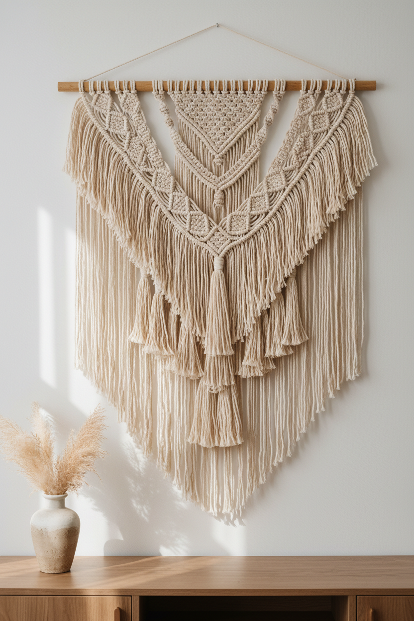 Boho Macramé Wall Hanging